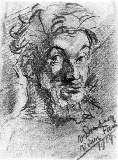 Vieux Faun (self-portrait), Theo van Doesburg